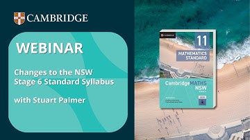 Webinar recording: Changes to the NSW Stage 6 Standard Syllabus with Stuart Palmer.
