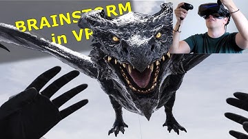 VR game devs should BRAINSTORM in VR! | View 3D model in VR (MeshloaderXR  Micro OLED Crystal Super)