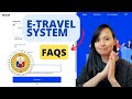 E-Travel for Departure and Arrival | Frequently asked questions