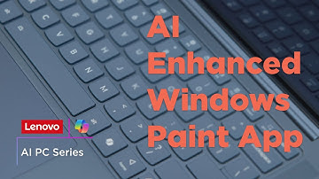 Using AI Enhanced Windows Paint App on Lenovo Copilot+ PCs | AI PC Series