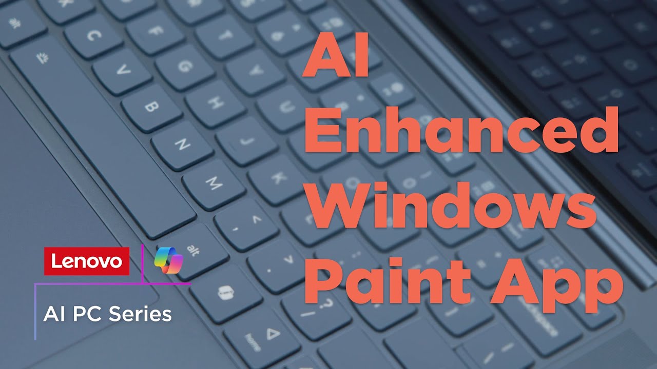 Использование улучшенного приложения Windows Paint на базе ИИ на ПК Lenovo Copilot+ | Серия ПК с ИИ