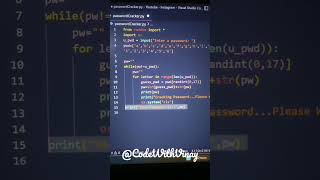 Password 🔑 Cracker Using Python #python #pythontutorial