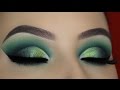 Green Smokey Cut Crease Makeup Tutorial