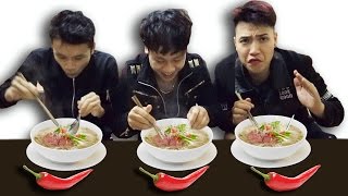 Ntn - Thử Thách Ăn Phở Với Ớt Eating Noodle With Chili Challenge