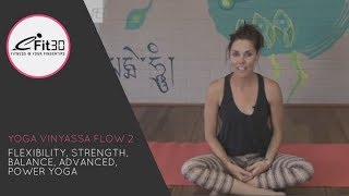 Yoga Vinyasa Strong Flow 2, Flexibility, Strength, Balance, Advanced, Power Yoga,   30 Mins screenshot 4