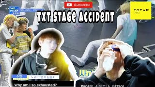 TXT stage accident