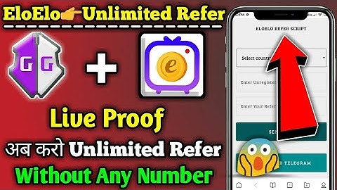 ELOELO APP UNLIMITED TRICK || UNLIMITED REFER BYPASS SCRIPT || ELOELO APP H@CK || @nrmtechnical