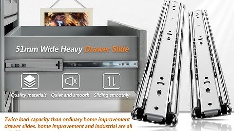 How to disassemble the drawer with the slide rail installed？