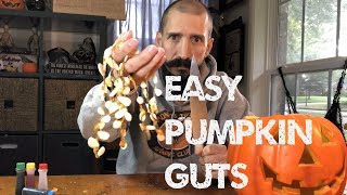 Easy Fake Pumpkin Guts Tutorial