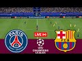 Live psg vs barcelona uefa champions league 2324 full match game simulation
