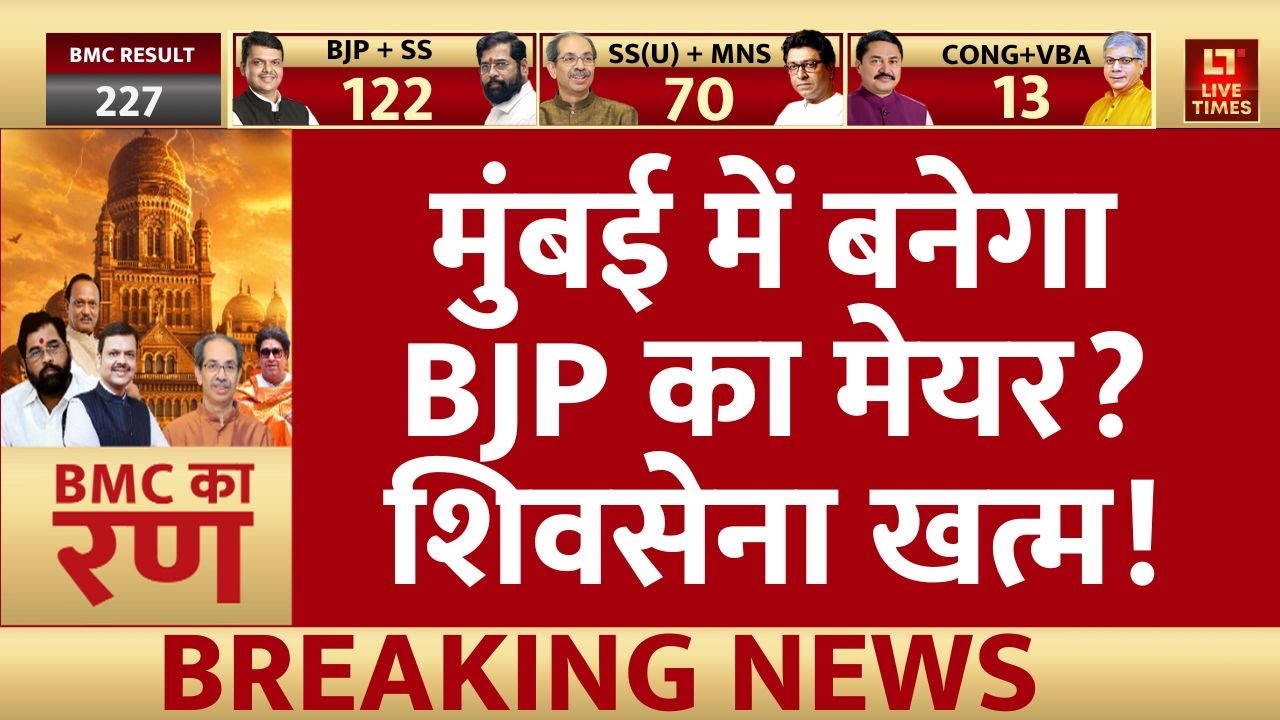 BMC Election Results 2026: मुंबई में बनेगा BJP का मेयर? | AIMIM | Shivsena | Politics | Top News