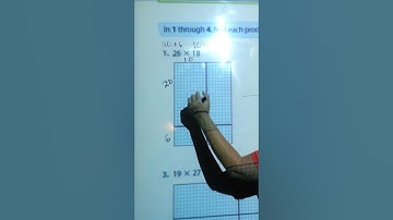 Arrays and expanded algorithm multiplication