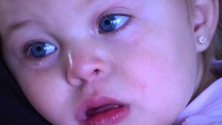 Baby cries when mom sings