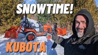 Kubota BX23s and BX2822 Snow Blower