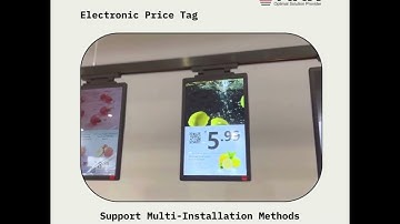 VMAX Electronic Price Tag With Different Installation Methods Optional