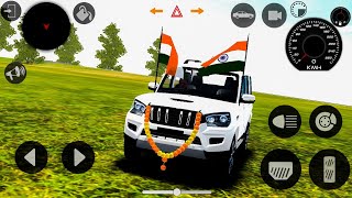 Indian cars simulator 3d white 🤍 Scorpio game Cityoffroad New Model Android gameplay