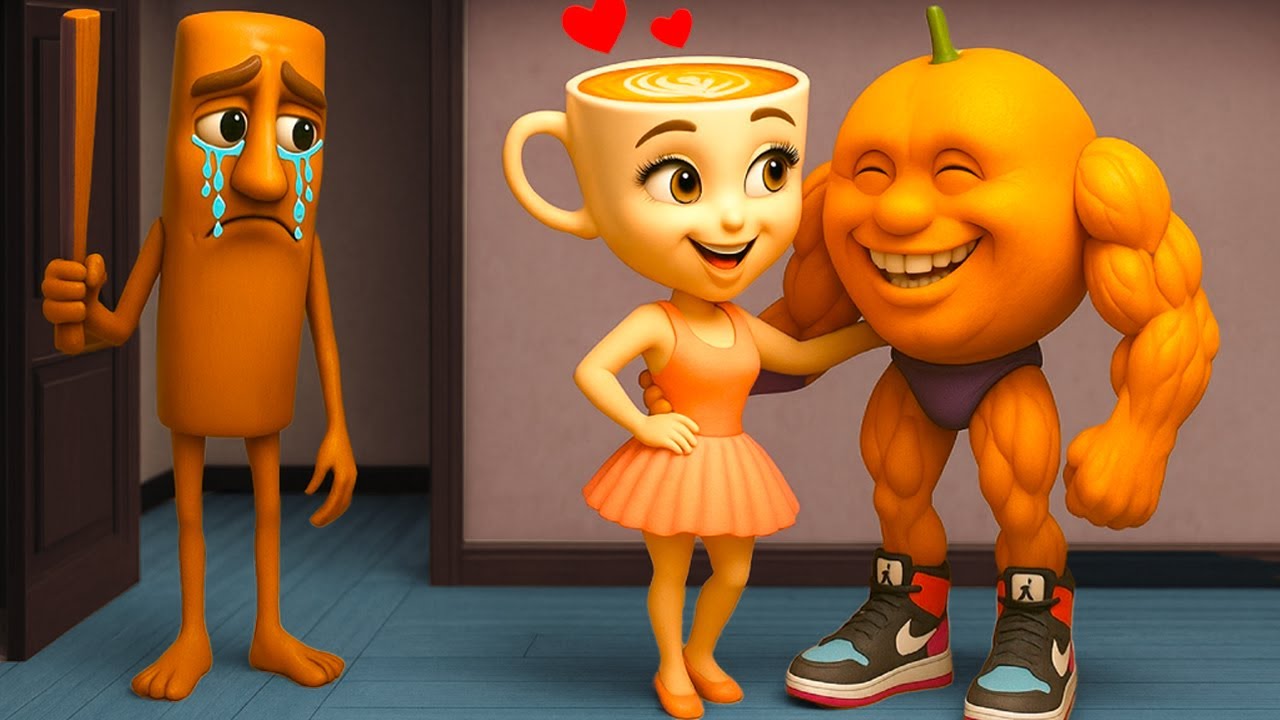 Long Slide Game With Cow Elephant Tung Tung Sahur & Ballerina - 3d Animal Game - Funny Horror Show