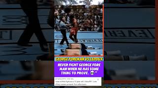 George Foreman Brutal knockout Scott Ledoux #boxing #shorts #new #knockout #highlights