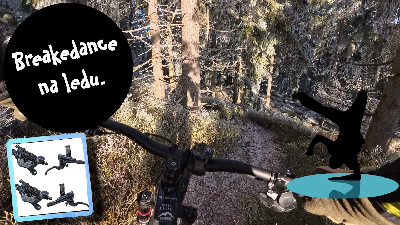 Brzdy Shimano SLX, breakdance na ledu. 🥶🤸