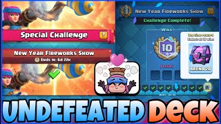 10-0 in New Year Fireworks show Challenge | Clash Royale