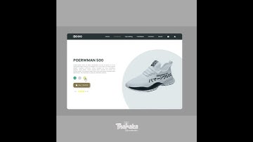 E-commerce Landing Page prototype | TharakaEZ | 2023 #shorts #short