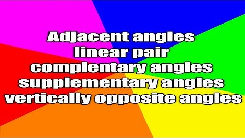 Angles | vertically opposite angles  linear pair ,supplementary, complementary ,how to name an angle