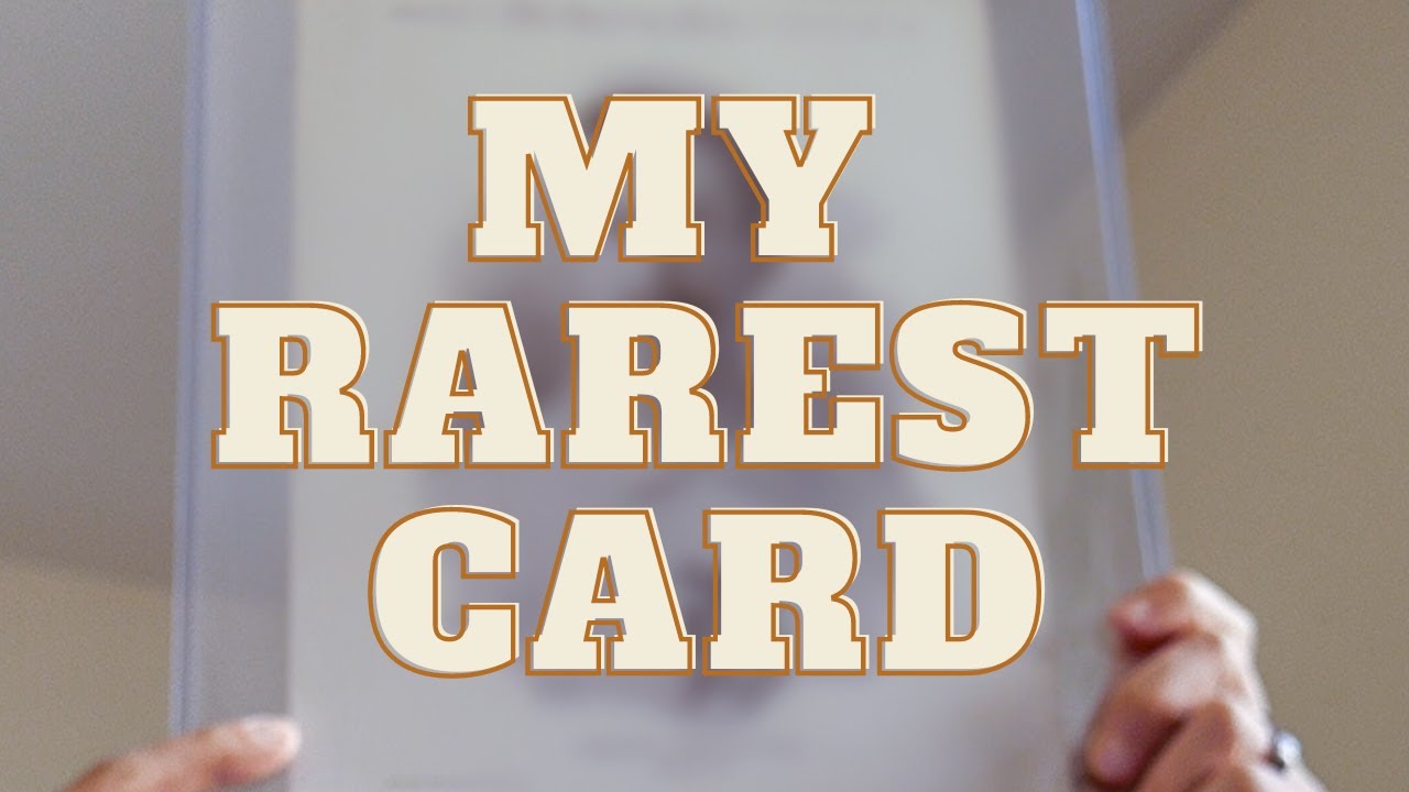 The rarest card in my collection. 124 years old today! - YouTube