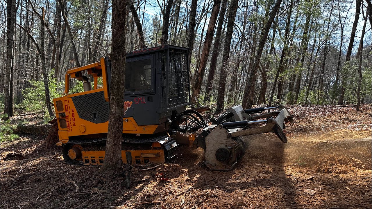 Mulching Filmed Up Close and Personal 
