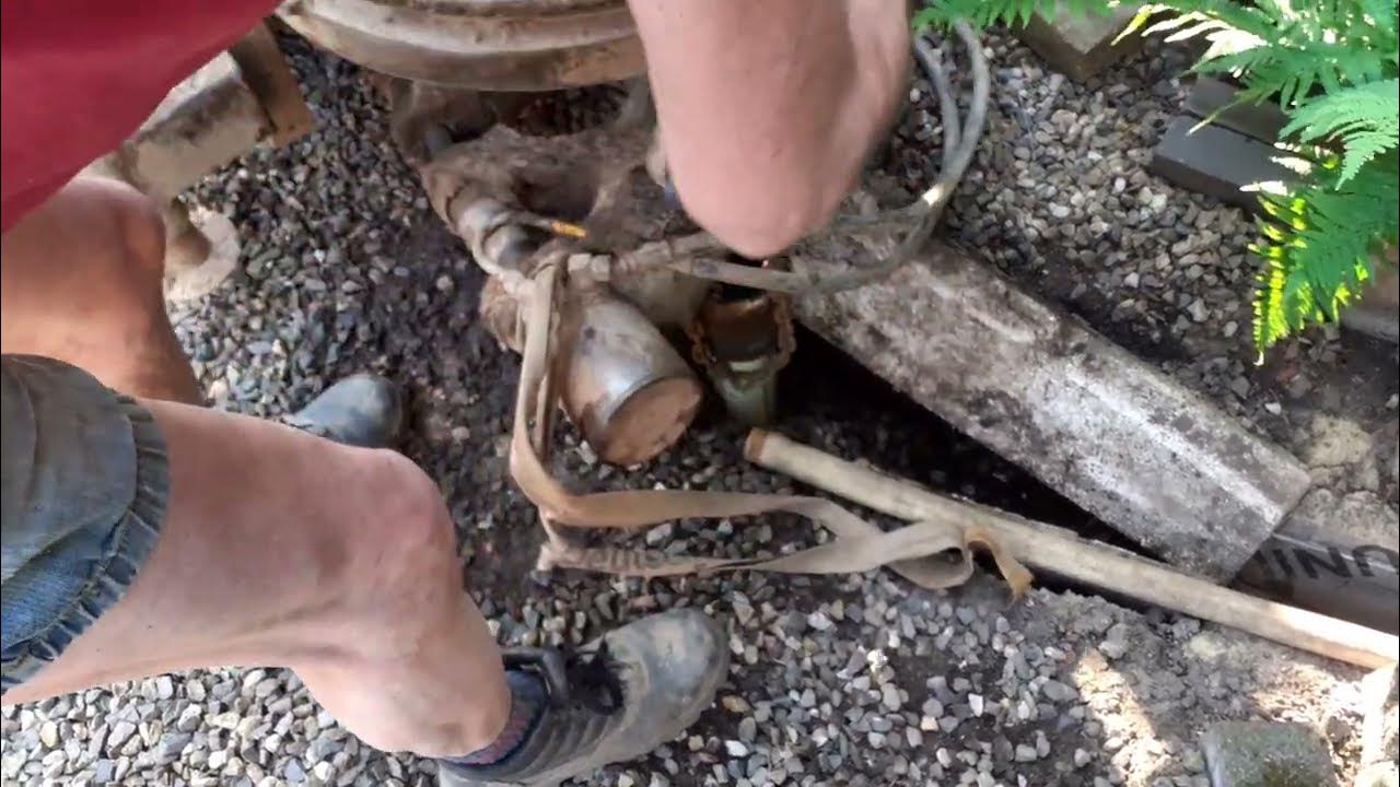 pulling pvc well pipes YouTube