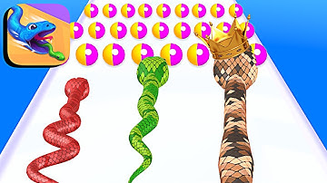 Snake Run Race ​- All Levels Gameplay Android,ios (Levels 75-77)