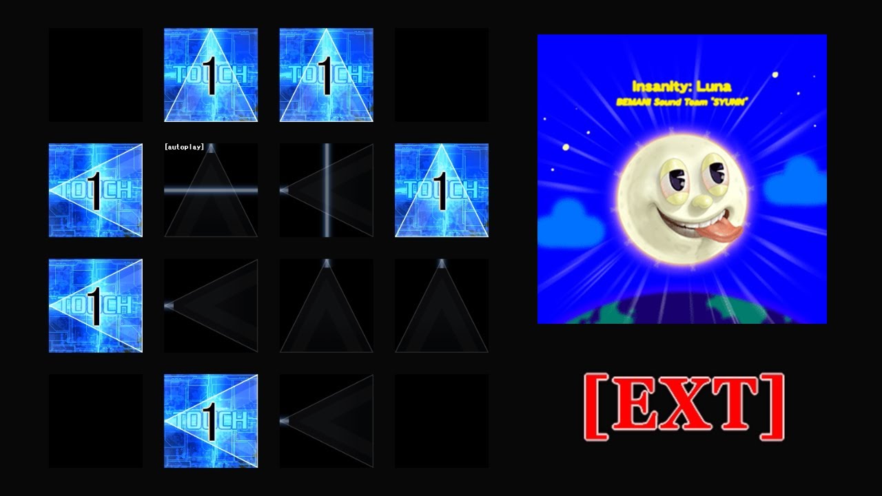 【jubeat Ave.】Insanity: Luna [EXT] 譜面確認