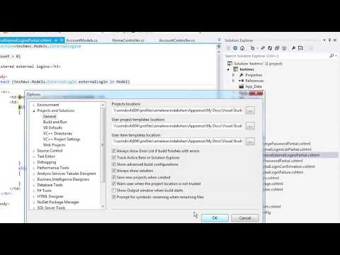 Using Quick Launch bar to access options easily