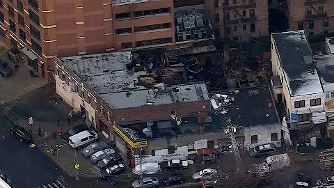 Firefighter, child and 2 adults hurt after fire at Brooklyn bakery