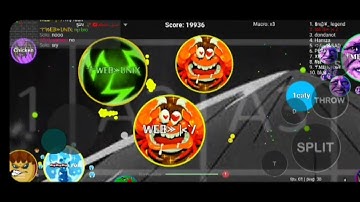 destroying everyone in blob.io macro mode!!😤 #roadto20subs