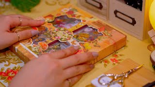 ASMR| Unboxing Vintage Sticker 🍄🦋💐| Sticker box | soft music| Philippines screenshot 1