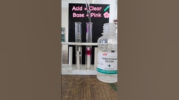Why Acid is Colourless but Base Turns Pink? Phenolphthalein Indicator Test