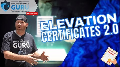 Elevation Certificates and NFIP Risk Rating 2.0