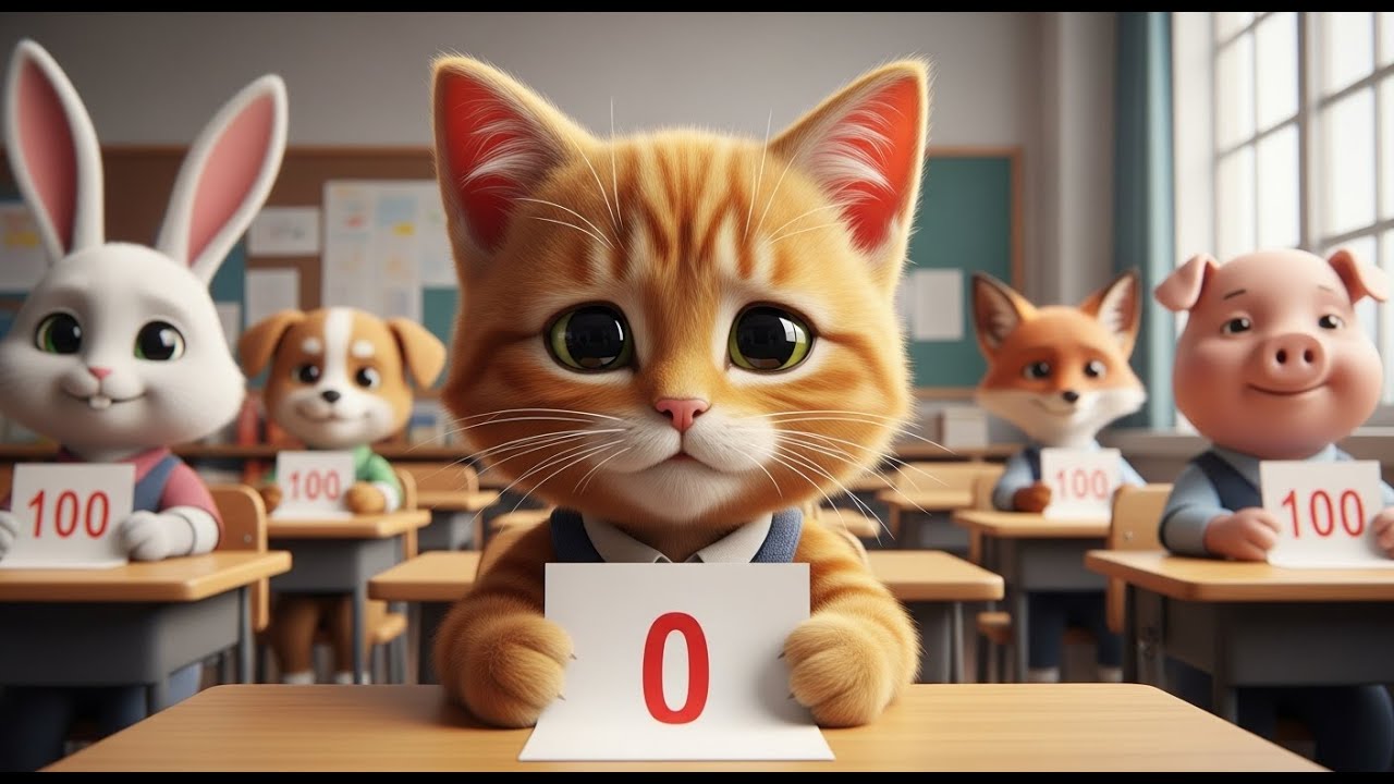 The kitten loves playing games and the consequences | Cat Animation
