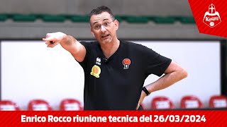 Allenamento U15 eccellenza con Enrico Rocco del 26/03/2024