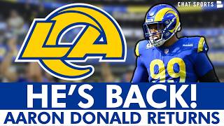 🚨🚨BREAKING NEWS: Aaron Donald UNRETIRES To Join The Los Angeles Rams For The 2026 NFL Season Did The Rams Win Today