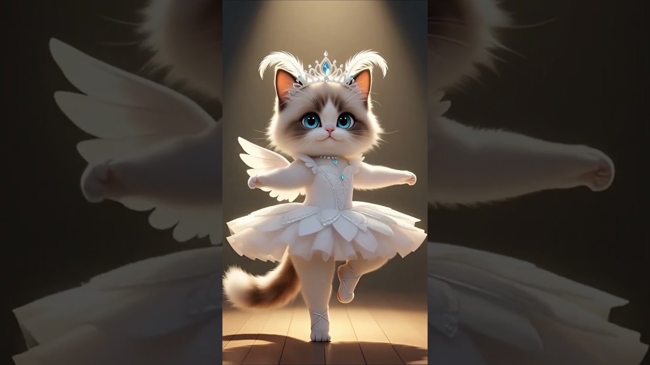 Cute Dancing Tails — Ragdoll Cat’s Swan Lake Ballet! 