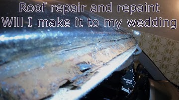 Midnight Purple IS200 build log. Part 1 - Roof fix and repaint.