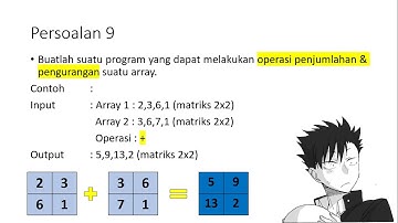 Program Operasi Matriks - C++