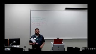 SDEV 248 Spring 2025 Module 7 Lecture 2