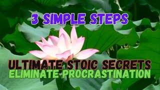 Eliminate Procrastination Forever with These 3 secret Stoic Techniques