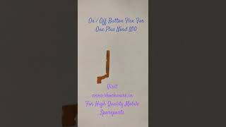 On/Off Button Flex For OnePlus Nord N10