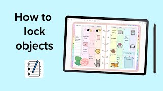 How to lock objects | Penly app tutorial