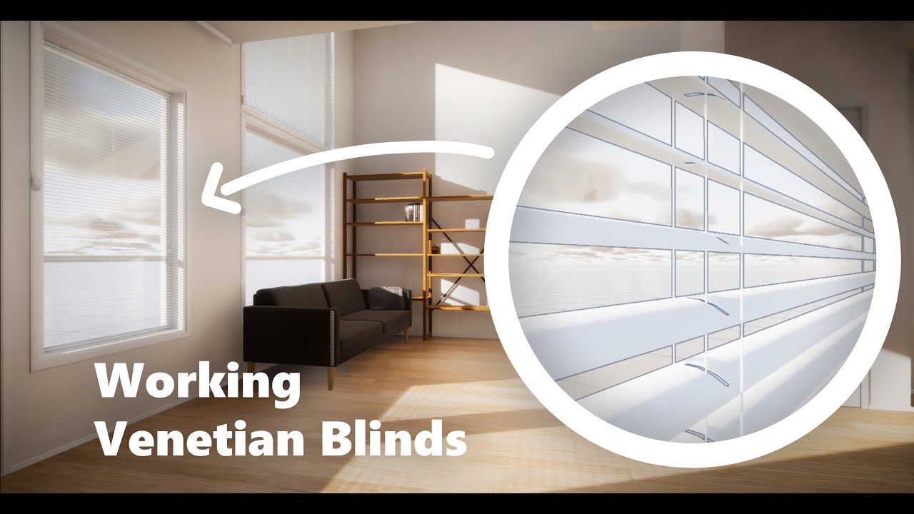 Procedural venetian blinds - Unity HDRP