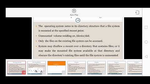 CS 204 Operating System Module 6 : File System Mounting