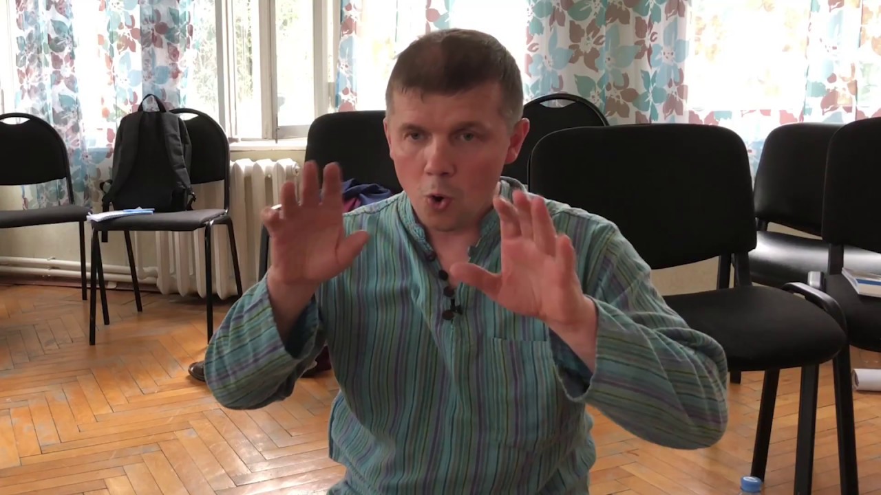 Горловое пение и проработка тела дыханием, звуком фрагмент занятия ...